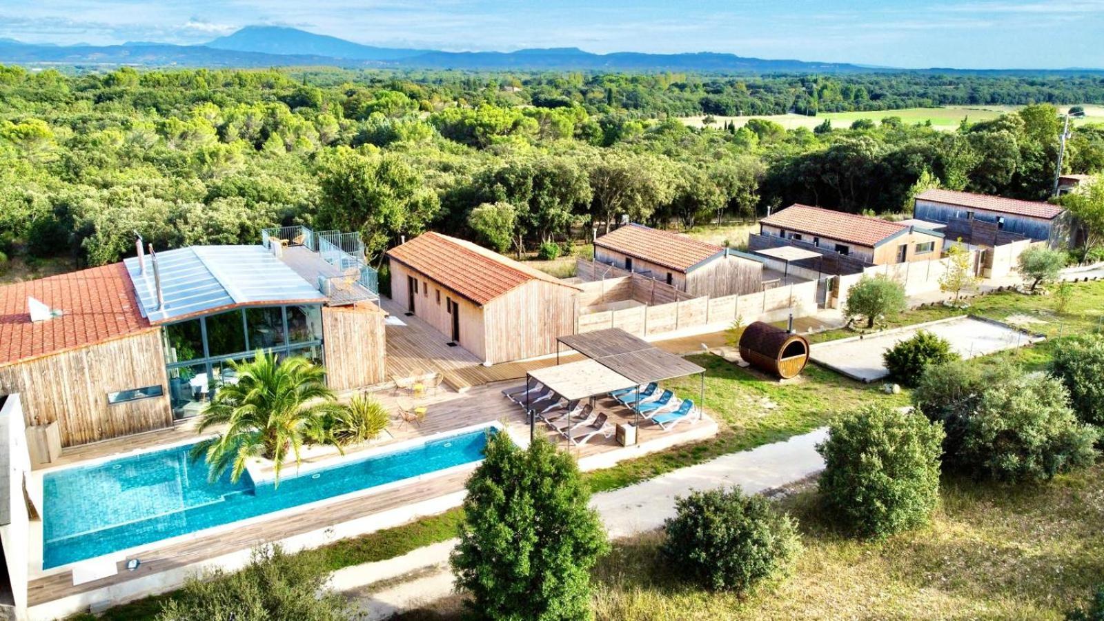 Nuiki Lodges - Chambres D'Hotes Montségur-sur-Lauzon Zewnętrze zdjęcie